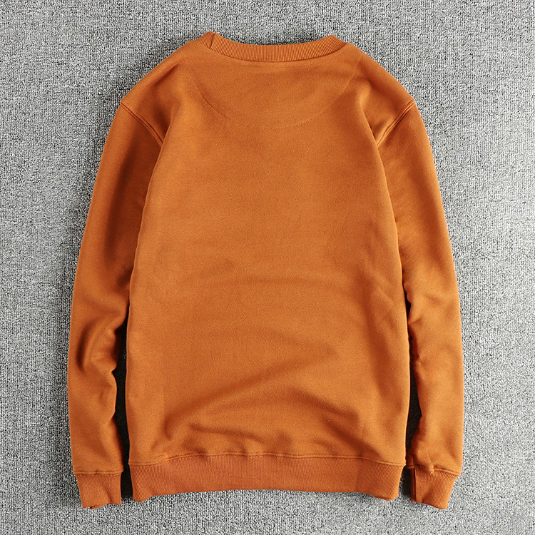 GorgeousBen Men's American Vintage Biker Letter Crew Neck Sweatshirt