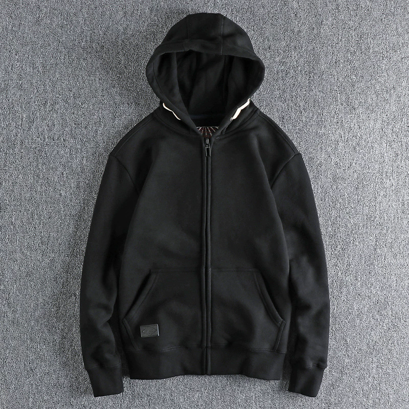 GorgeousBen Men's 400G Heavyweight Fleece Zip Up Hoodie