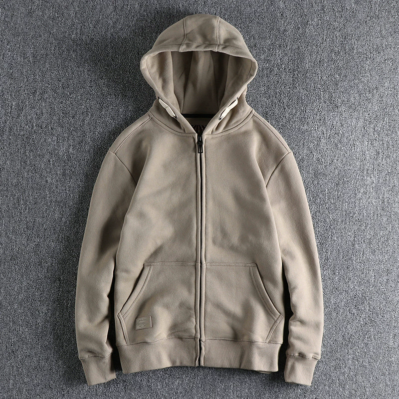 GorgeousBen Men's 400G Heavyweight Fleece Zip Up Hoodie