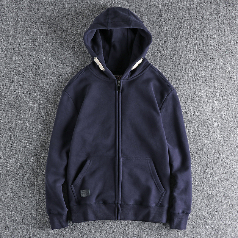 GorgeousBen Men's 400G Heavyweight Fleece Zip Up Hoodie
