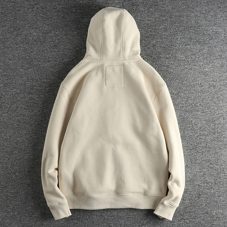GorgeousBen Men's Light Washed Vintage Fleece Zip Up Hoodie