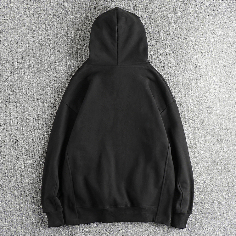 GorgeousBen 500G Heavyweight Fleece Hooded Half Zip Men's Hoodie Casual Sweatshirt
