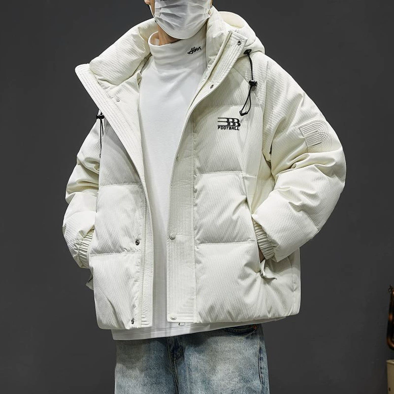GorgeousBen Men's Winter Puffer Jacket - Trendy Thick Warm Hooded Casual Coat