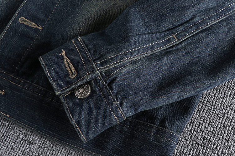 GorgeousBen Unisex Distressed Vintage Denim Jacket