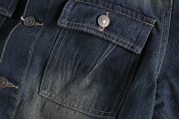 GorgeousBen Unisex Distressed Vintage Denim Jacket