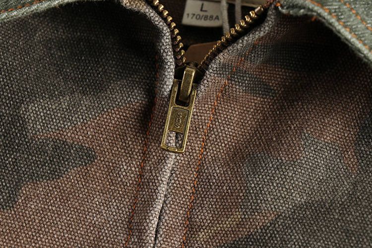 GorgeousBen Unisex Camo Trucker Jacket - Vintage Workwear