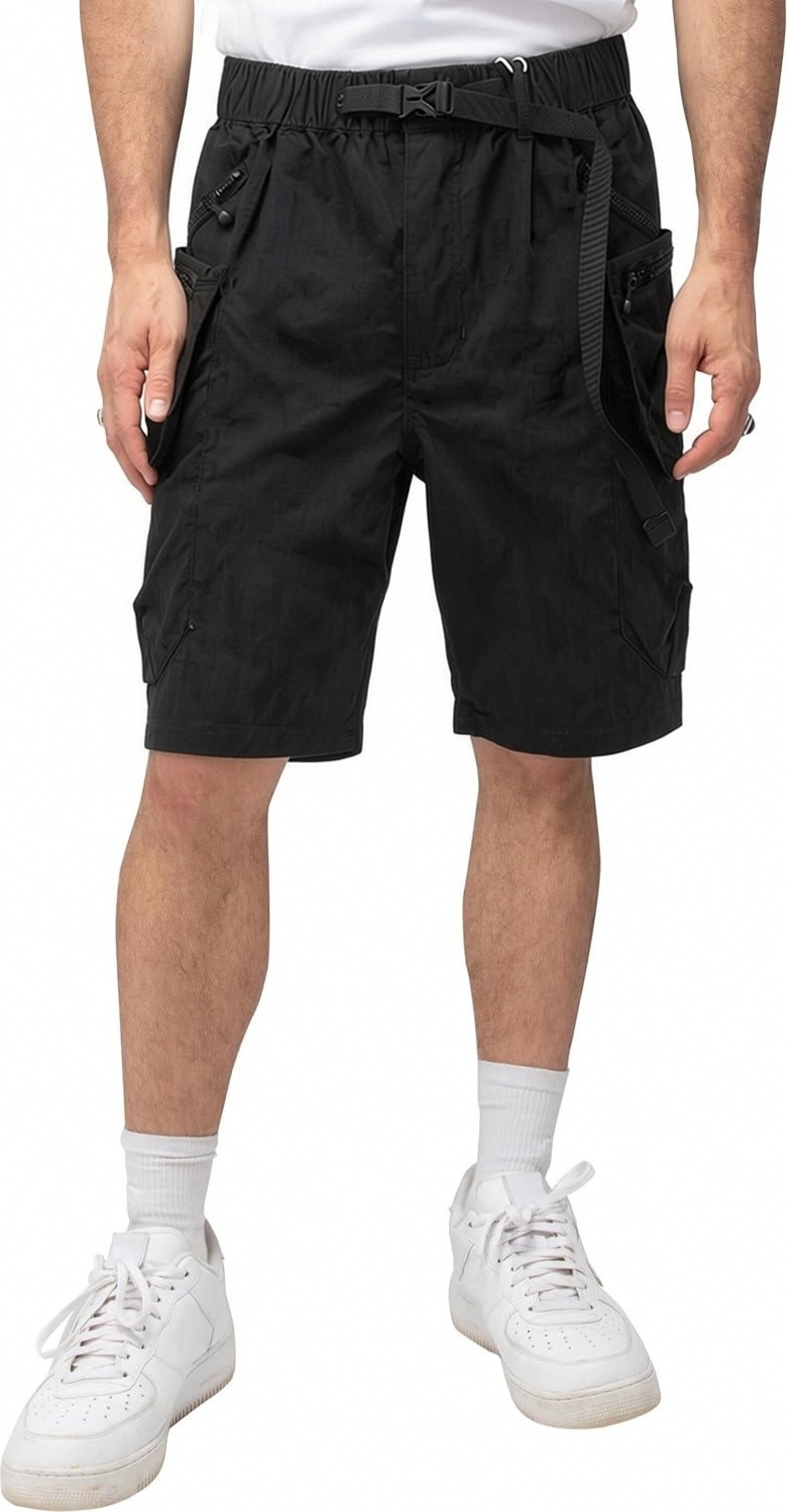 GorgeousBen Men's 100% Cotton Cargo Shorts, Multi-Pocket Relaxed Fit Casual Work Shorts for Men