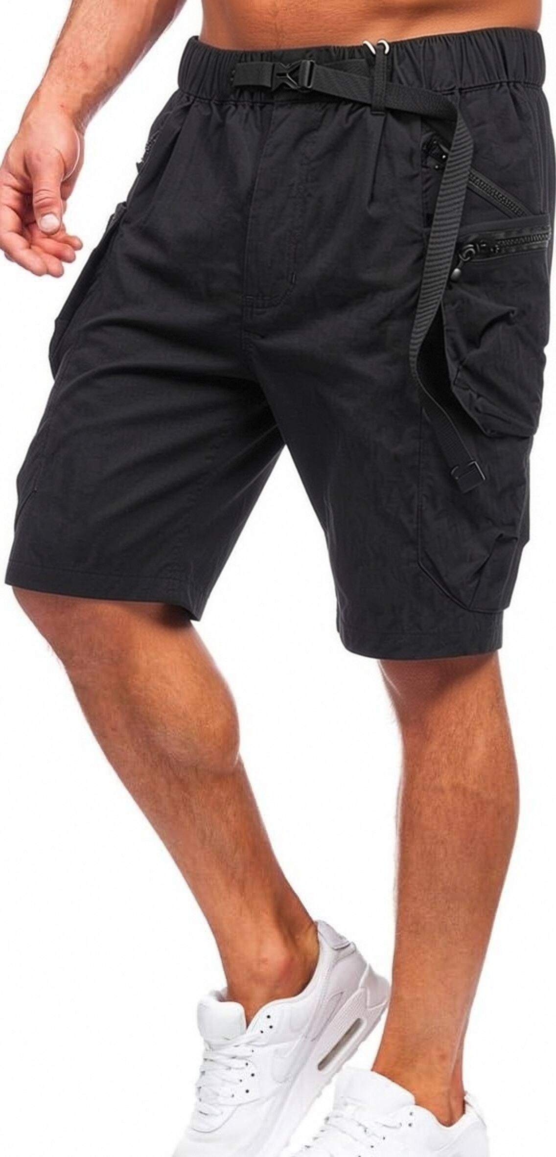 GorgeousBen Men's 100% Cotton Cargo Shorts, Multi-Pocket Relaxed Fit Casual Work Shorts for Men
