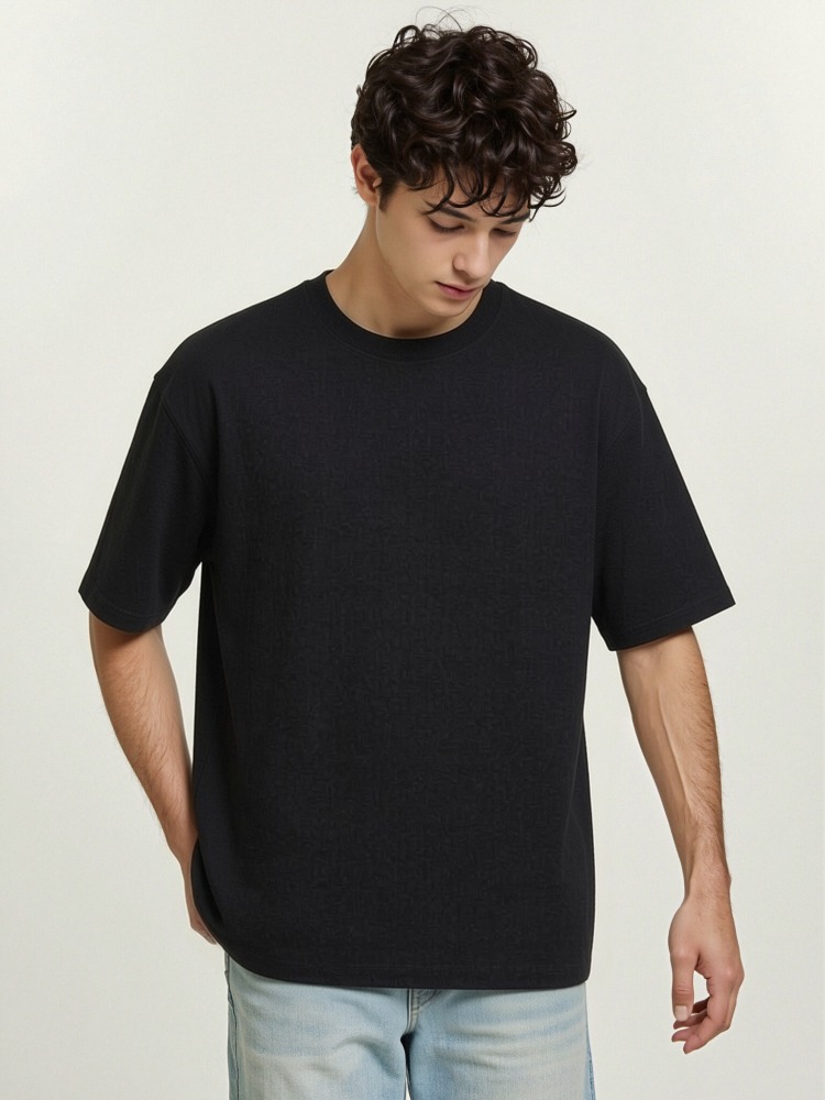 GorgeousBen 230GSM Heavyweight 100% Combed Cotton Crew Neck T-Shirt