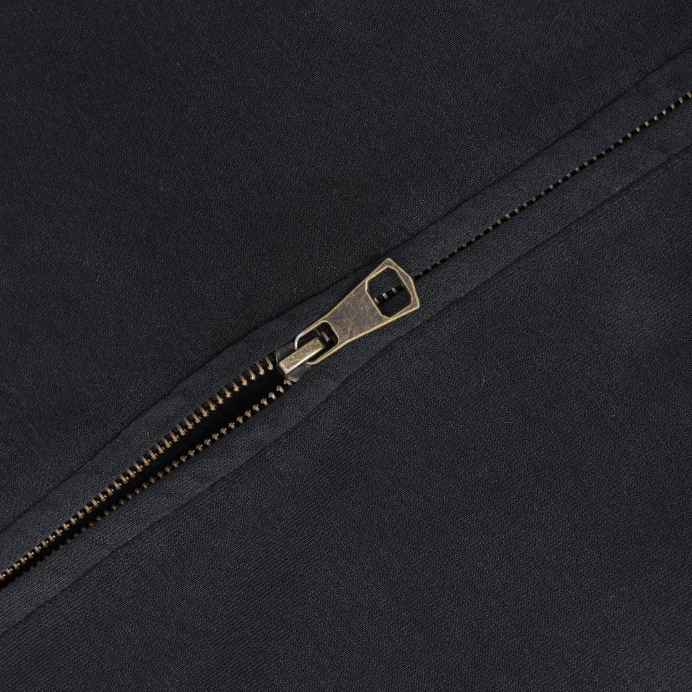 GorgeousBen 380GSM Vintage Washed Fleece Lined Zip-Up Hoodie