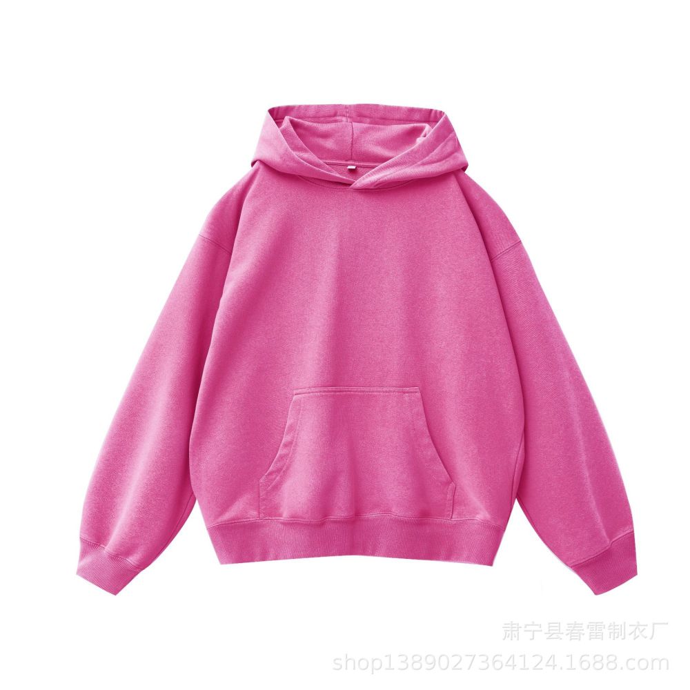 GorgeousBen Men's 400GSM Vintage Washed Light Fleece Hoodie