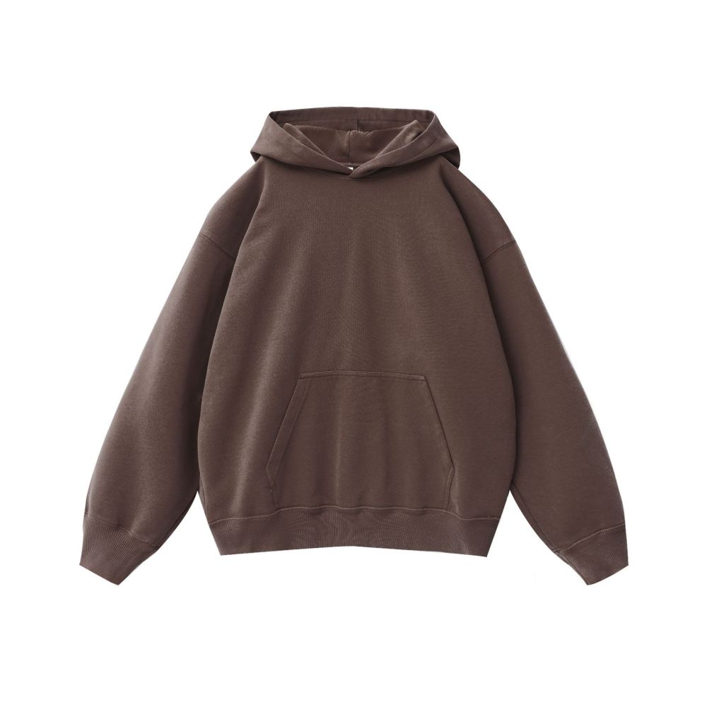 GorgeousBen Men's 400GSM Vintage Washed Light Fleece Hoodie
