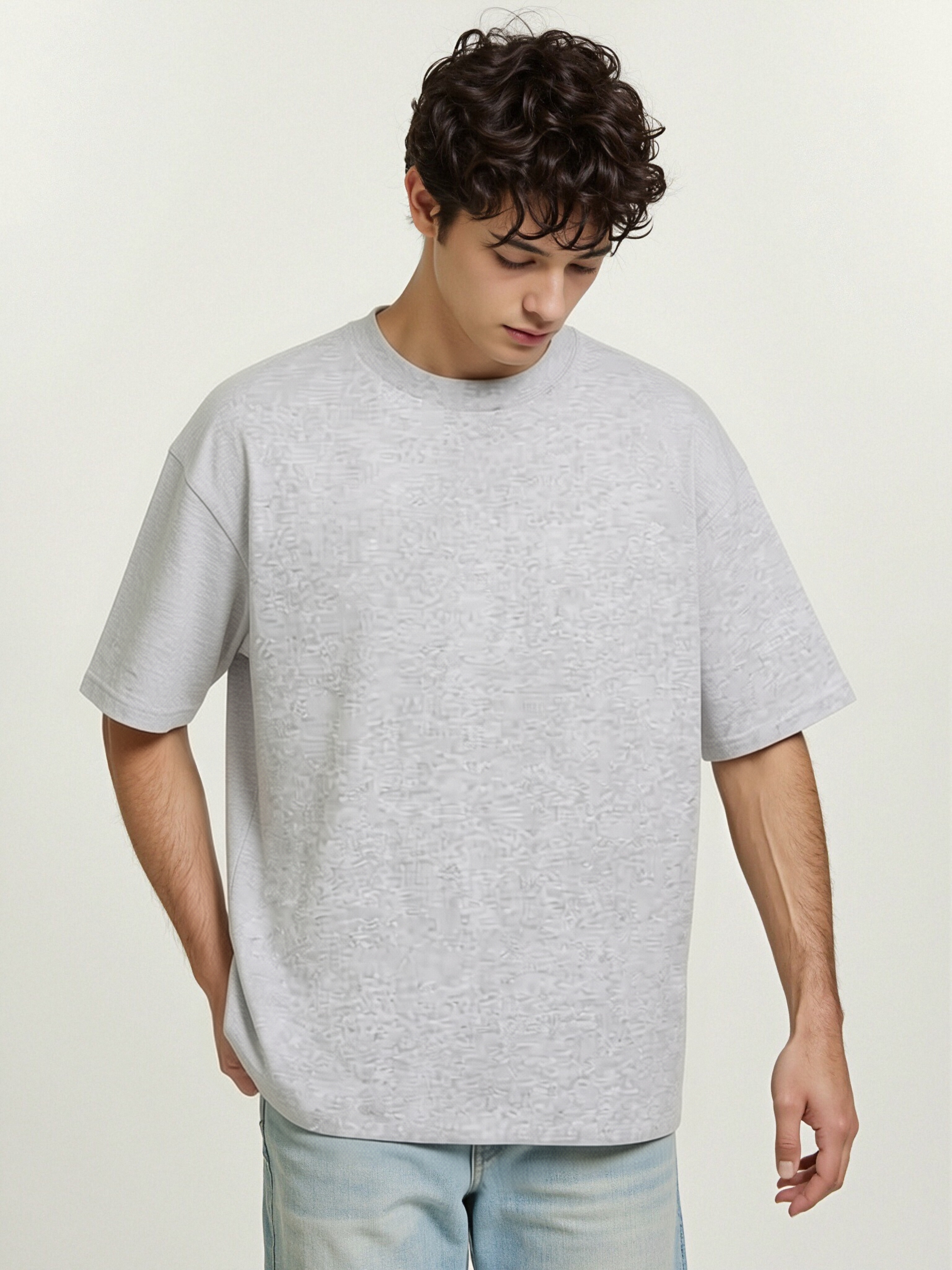 GorgeousBen CL-2202 Men's 220g Heavyweight Sea Island Cotton T-Shirt, UPF 50+ Sun Protection Casual Short Sleeve Tee
