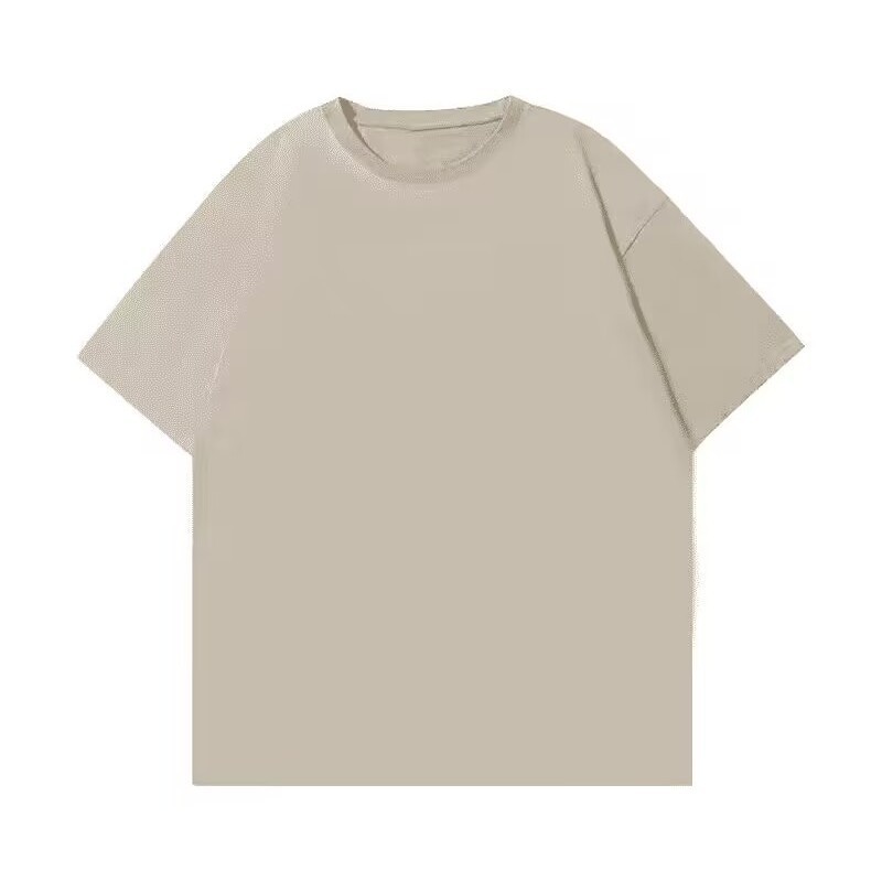 GorgeousBen CL-2202 Men's 220g Heavyweight Sea Island Cotton T-Shirt, UPF 50+ Sun Protection Casual Short Sleeve Tee