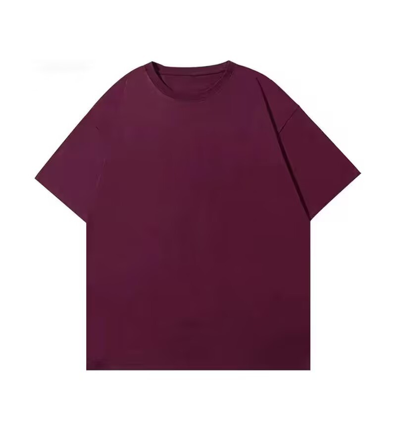 GorgeousBen CL-2202 Men's 220g Heavyweight Sea Island Cotton T-Shirt, UPF 50+ Sun Protection Casual Short Sleeve Tee