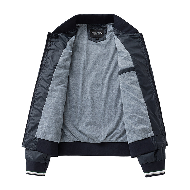 Amazon Summer Thin Casual Jacket Men's Elastic Anti-Wrinkle New Breathable Jacket Trendy Cross-Border Fashion Men's Clothing