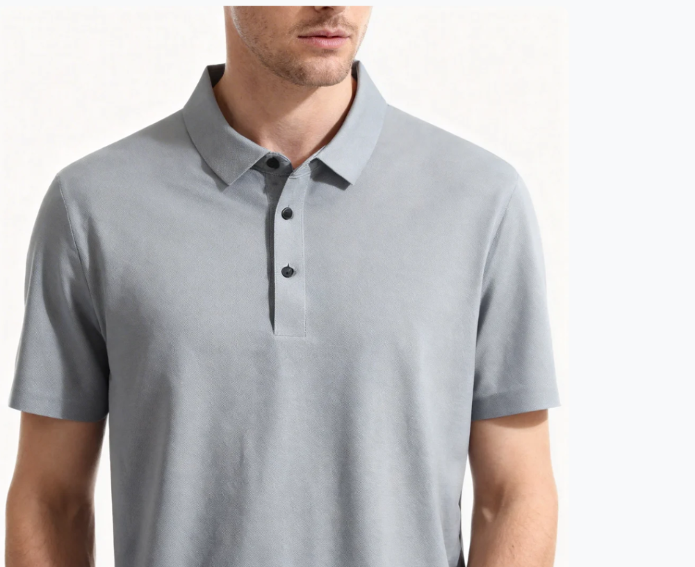 GorgeousBen Men's High Stretch Ice Silk Polo Shirts
