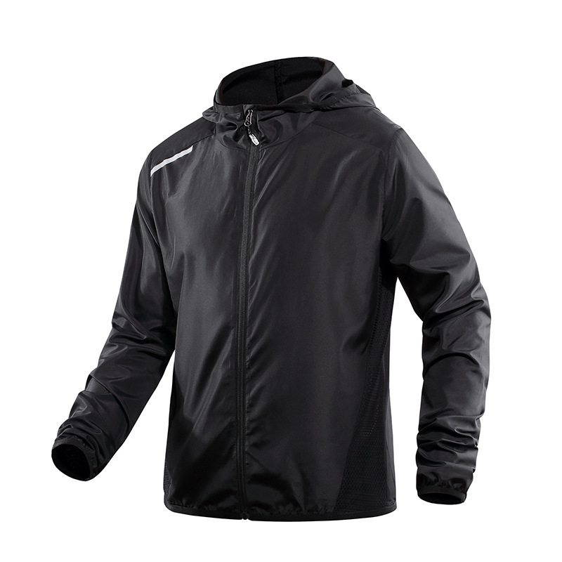 Sun Protection Clothing Men's Summer Lightweight Ice Silk Outdoor Quick-Drying Skin Windbreaker Breathable Sun Protection Clothing Men's Jacket