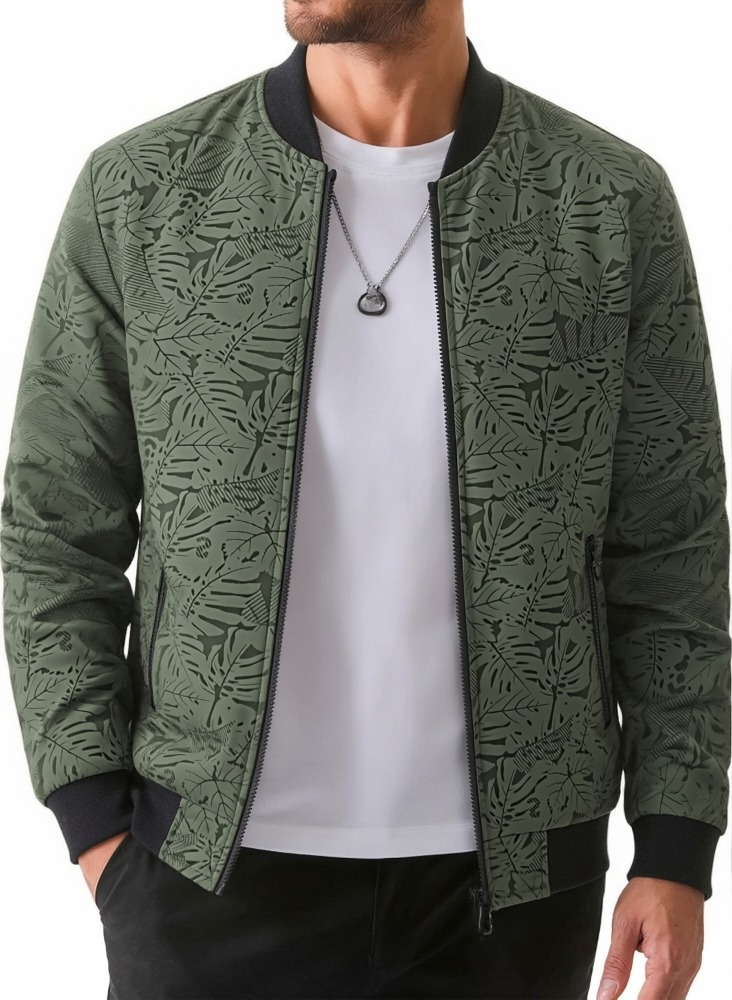 Jackets, Cross-Border Spring and Autumn Jackets, Men's Simple Youth Jackets, Zipper Bags, High-Quality Fabrics, Large Quantities in Stock