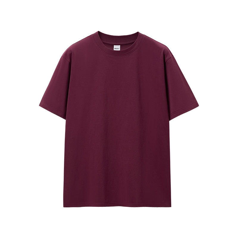 GorgeousBen Men's 220GSM Fruit Elastic Solona Cool Feeling T-Shirt Loose Fit Crew Neck Unisex Casual Tee for Spring Summer S-XXXL