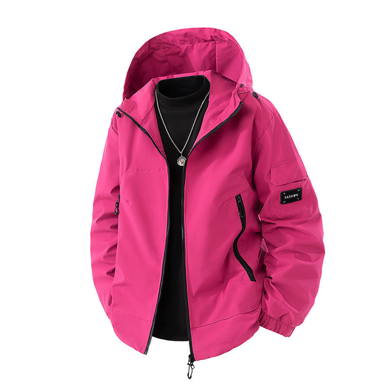 Spring and Autumn New Mountain Style Jacket Windproof Waterproof Outdoor Trendy Couple Casual Jacket Functional Style Men's Jacket