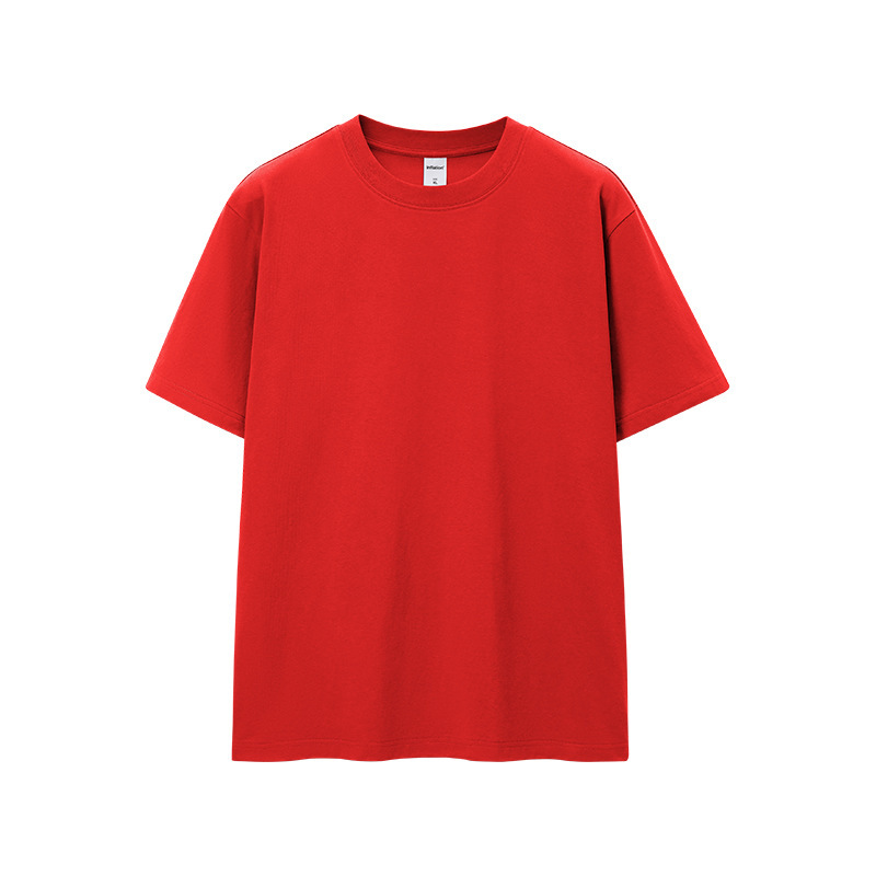 GorgeousBen Men's 220GSM Fruit Elastic Solona Cool Feeling T-Shirt Loose Fit Crew Neck Unisex Casual Tee for Spring Summer S-XXXL