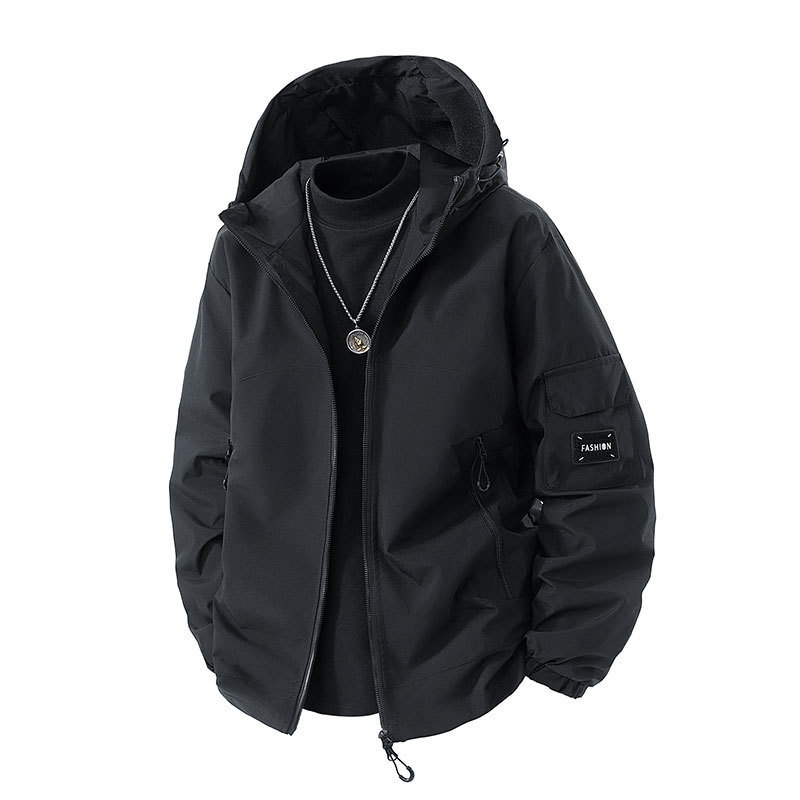 Spring and Autumn New Mountain Style Jacket Windproof Waterproof Outdoor Trendy Couple Casual Jacket Functional Style Men's Jacket