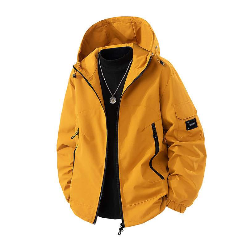 Spring and Autumn New Mountain Style Jacket Windproof Waterproof Outdoor Trendy Couple Casual Jacket Functional Style Men's Jacket