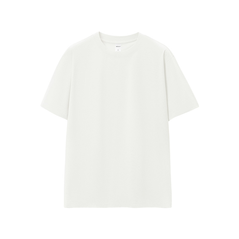 GorgeousBen Men's 220GSM Fruit Elastic Solona Cool Feeling T-Shirt Loose Fit Crew Neck Unisex Casual Tee for Spring Summer S-XXXL