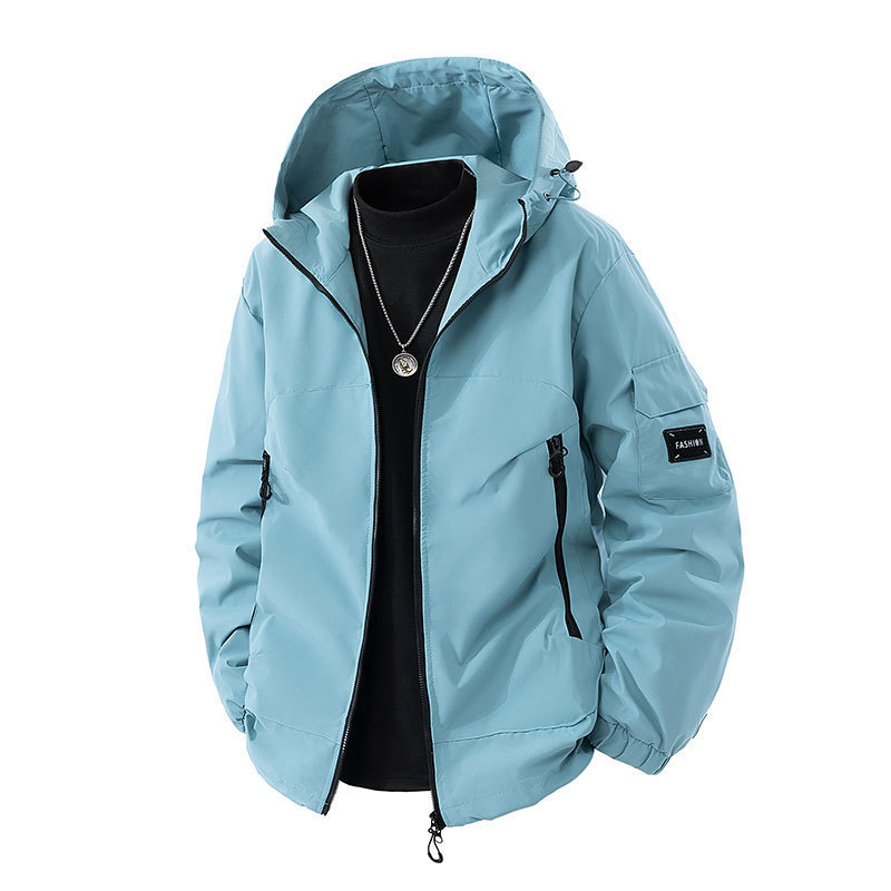 Spring and Autumn New Mountain Style Jacket Windproof Waterproof Outdoor Trendy Couple Casual Jacket Functional Style Men's Jacket