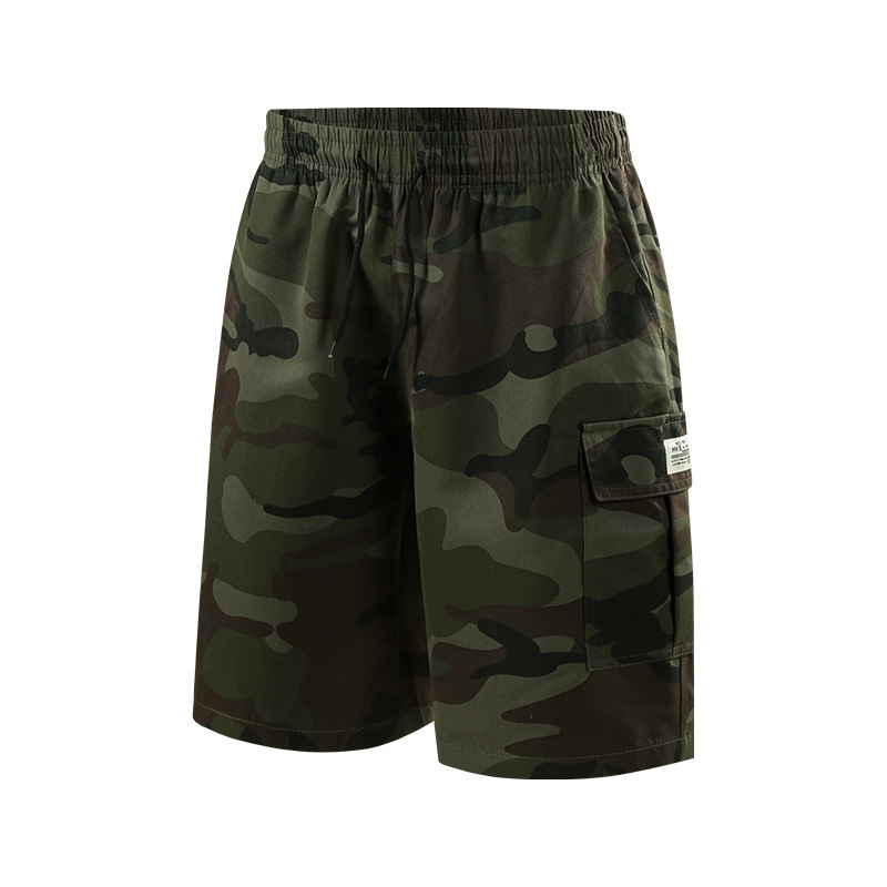 GorgeousBen Men's Street Camo Cargo Shorts, Quick Dry 5 Inch Casual Shorts for Summer Daily Wear