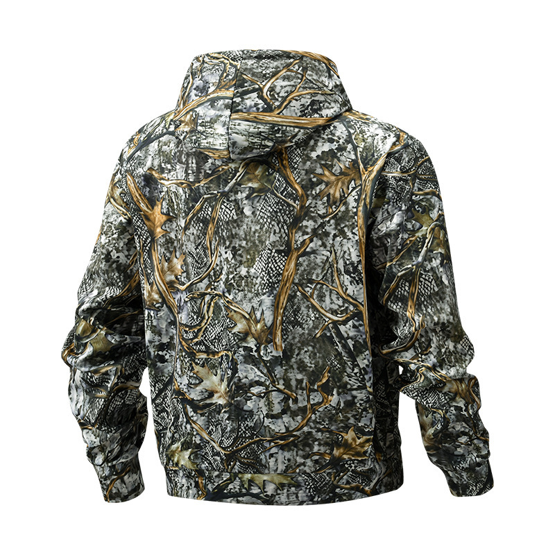 2026 spring new pullover camouflage casual sports hoodie men's cross-border Amazon 3D forest pullover