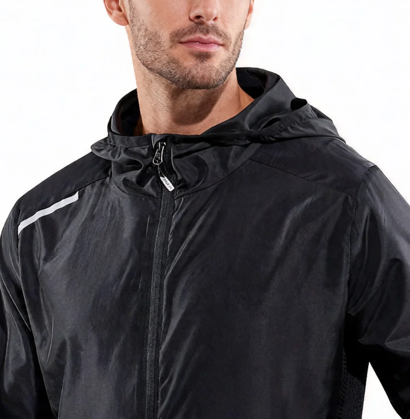 GorgeousBen Men's Casual Lightweight Ice Silk Sun Protection Hooded Jacket Summer Windbreaker