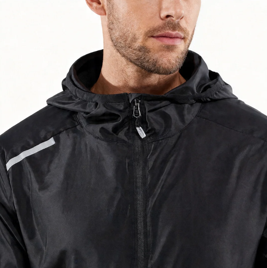 GorgeousBen Men's Casual Lightweight Ice Silk Sun Protection Hooded Jacket Summer Windbreaker