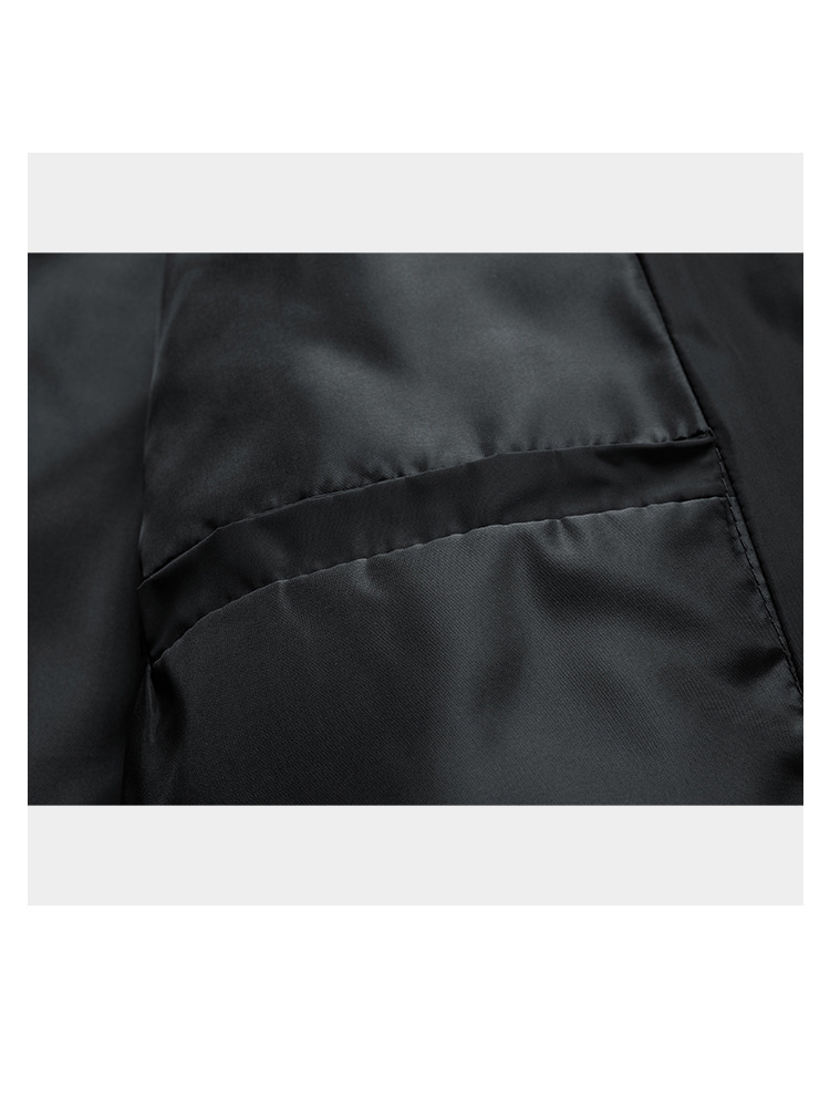 Thin Solid Color Cotton Jacket Men's Coat Autumn and Winter Foreign Trade Casual Men's Diamond Pattern Outerwear Casual Versatile