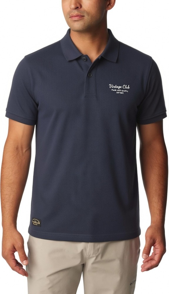 Men's 280G Cotton Pique Polo Shirt, GorgeousBen, Vintage British Style, Wrinkle-Resistant Casual Tee