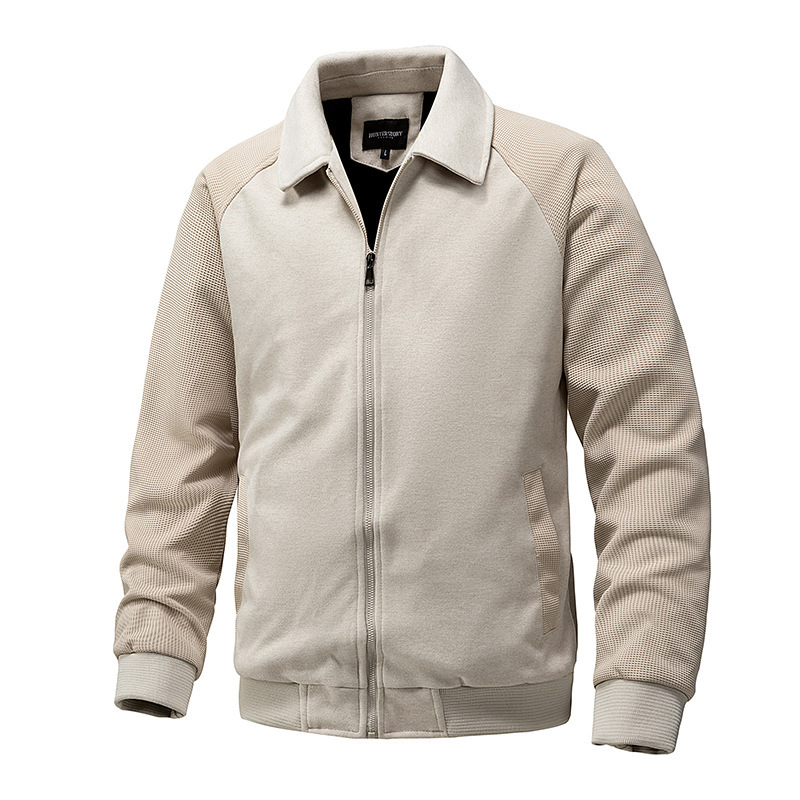 Men's Flight Jackets Are a Hot Seller on Amazon for Cross-Border Sales, Specially Designed for Autumn and Winter, Long-Sleeved Cardigans, Simple Men's Clothing
