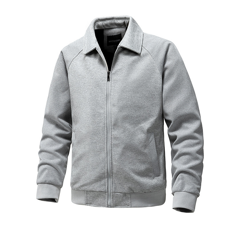 Men's Flight Jackets Are a Hot Seller on Amazon for Cross-Border Sales, Specially Designed for Autumn and Winter, Long-Sleeved Cardigans, Simple Men's Clothing