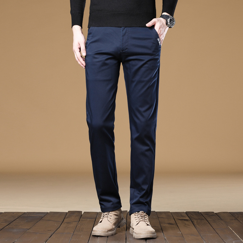 Ola 2025 New Men's Loose Straight-Leg Business Casual Pants, Retro Slim-Fit Versatile Wrinkle-Free and Wear-Resistant Trousers