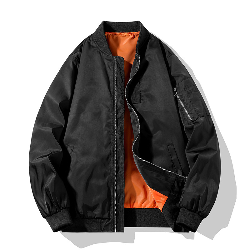 Ola Jacket with Stand Collar, Loose-Fitting Pilot Baseball Jacket, Versatile for Spring and Autumn, Men's Jacket with a Trendy and High-End Feel