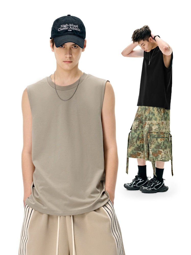 GorgeousBen Men's 240G Cool Quick-Dry Mesh Tank Top, 7A Antibacterial Sport Vest