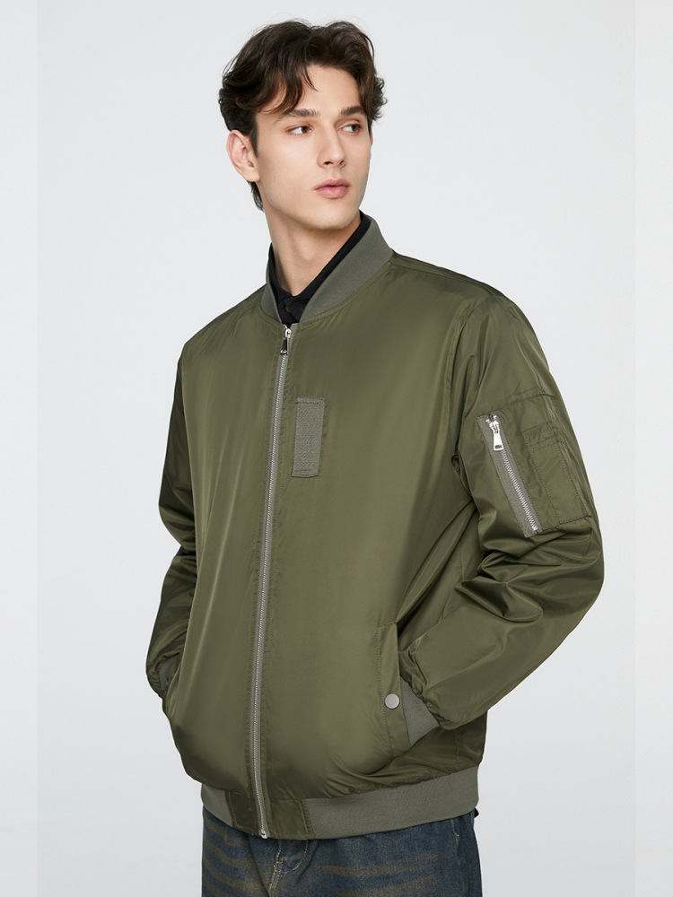Ola Jacket with Stand Collar, Loose-Fitting Pilot Baseball Jacket, Versatile for Spring and Autumn, Men's Jacket with a Trendy and High-End Feel