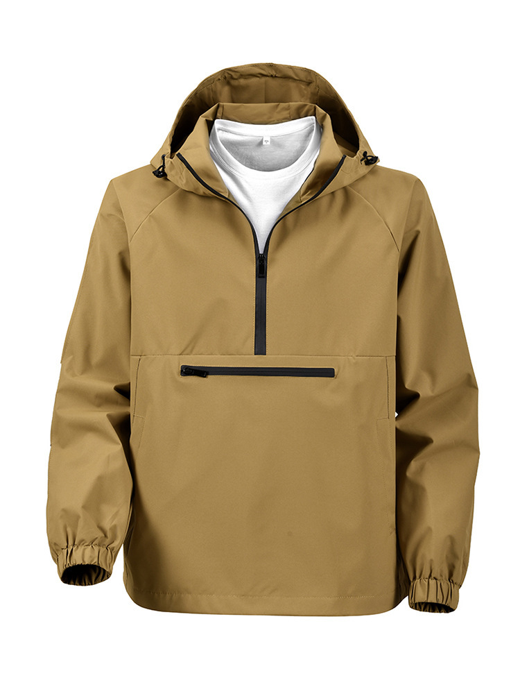 Cross-Border Wholesale Men's Jackets 2025 Autumn New Casual Versatile Fashion Hooded Workwear Tops