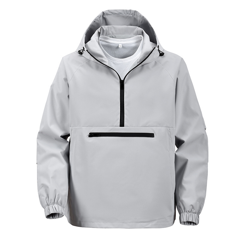 Cross-Border Wholesale Men's Jackets 2025 Autumn New Casual Versatile Fashion Hooded Workwear Tops