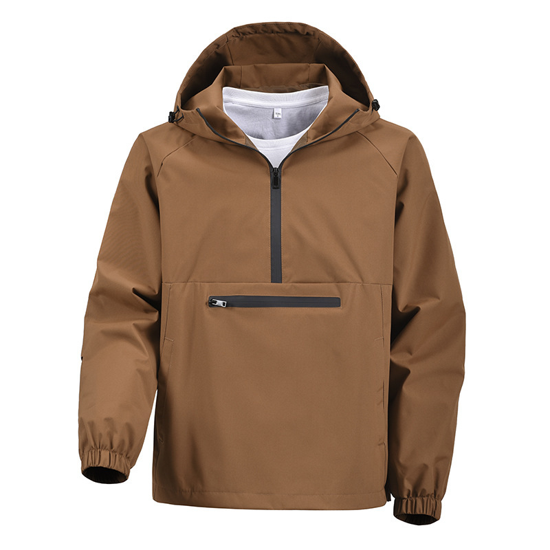 Cross-Border Wholesale Men's Jackets 2025 Autumn New Casual Versatile Fashion Hooded Workwear Tops