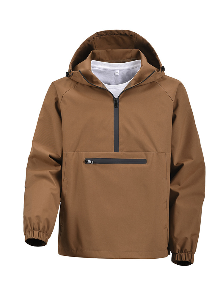 Cross-Border Wholesale Men's Jackets 2025 Autumn New Casual Versatile Fashion Hooded Workwear Tops