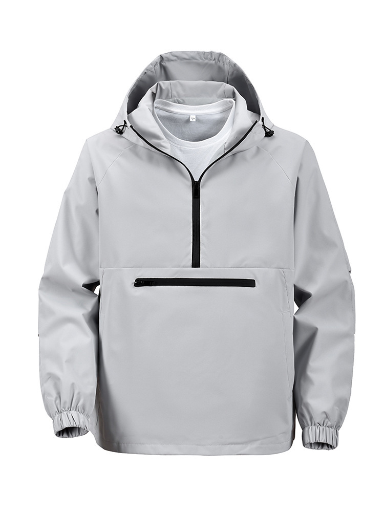 Cross-Border Wholesale Men's Jackets 2025 Autumn New Casual Versatile Fashion Hooded Workwear Tops