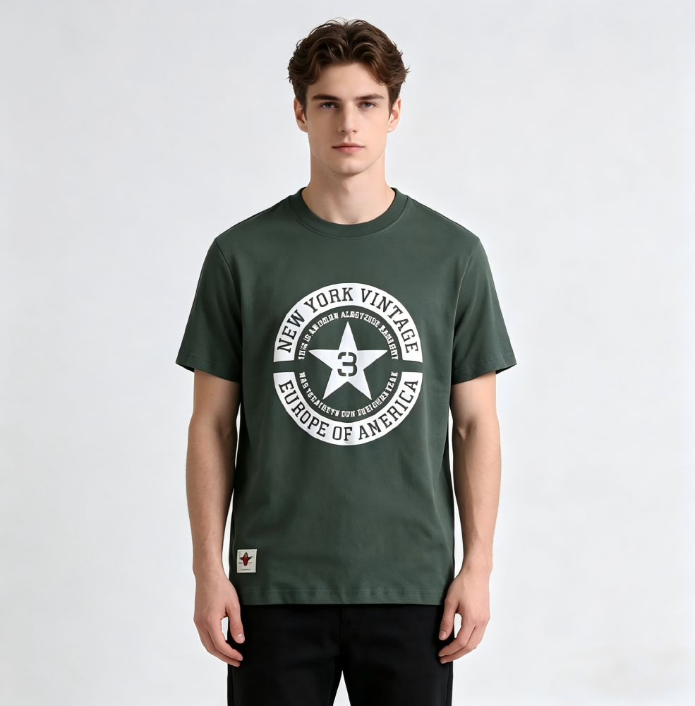GrogeousBen  Men's  Fashion  Custom Sublimation Logo Men Quick Cotton  Short Sleeve Designer T Shirt Custom Printing T-shirt