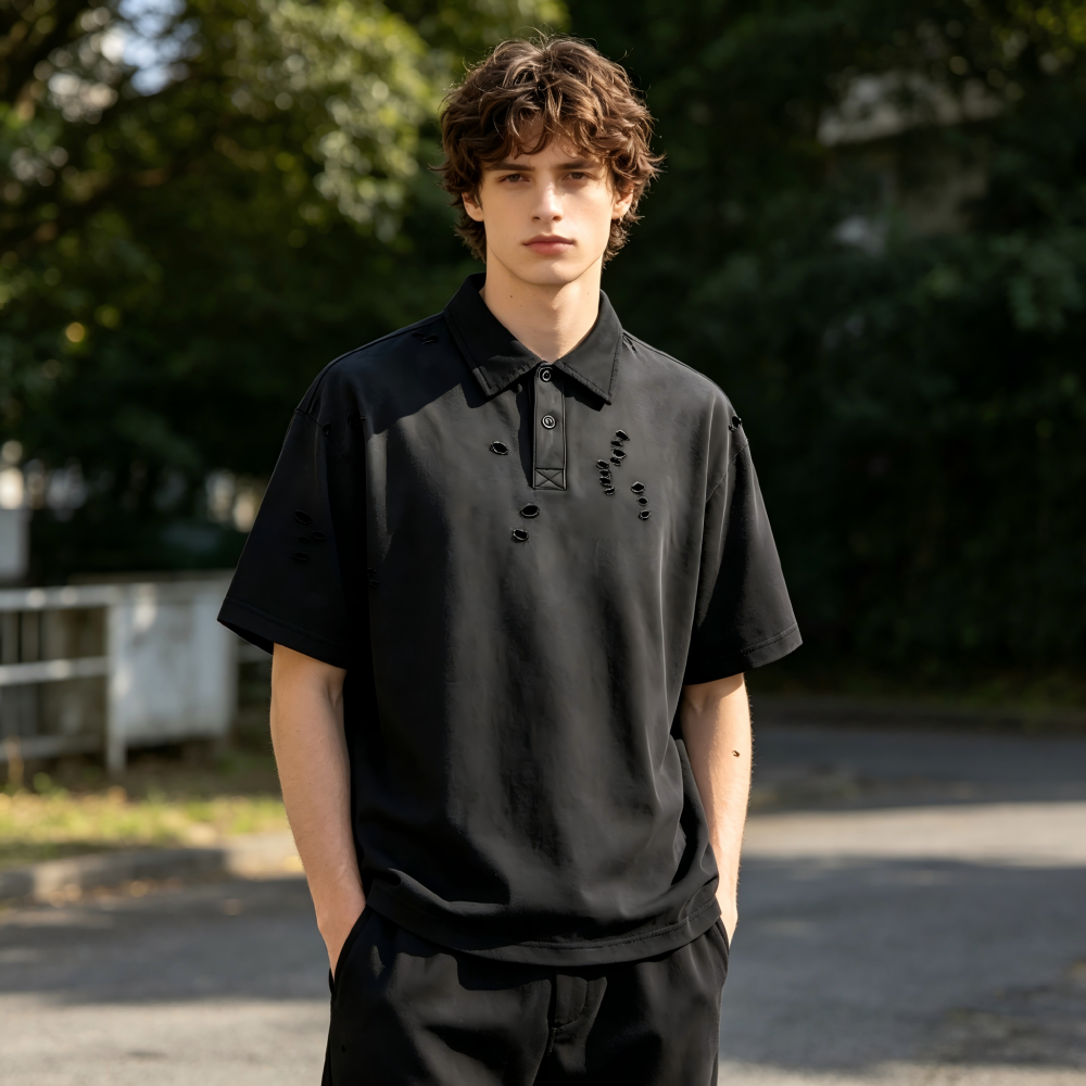 GorgeousBen Men’s Retro Basketball Print T-Shirt 250g Cotton Washed Oversized Drop Shoulder Tee Streetwear S-XXL