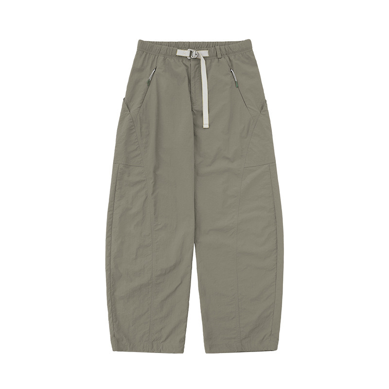 GorgeousBen Men's Mountain Outdoor Cargo Pants, Vintage Loose Fit Wide Leg Trousers, Casual Streetwear, S-2XL